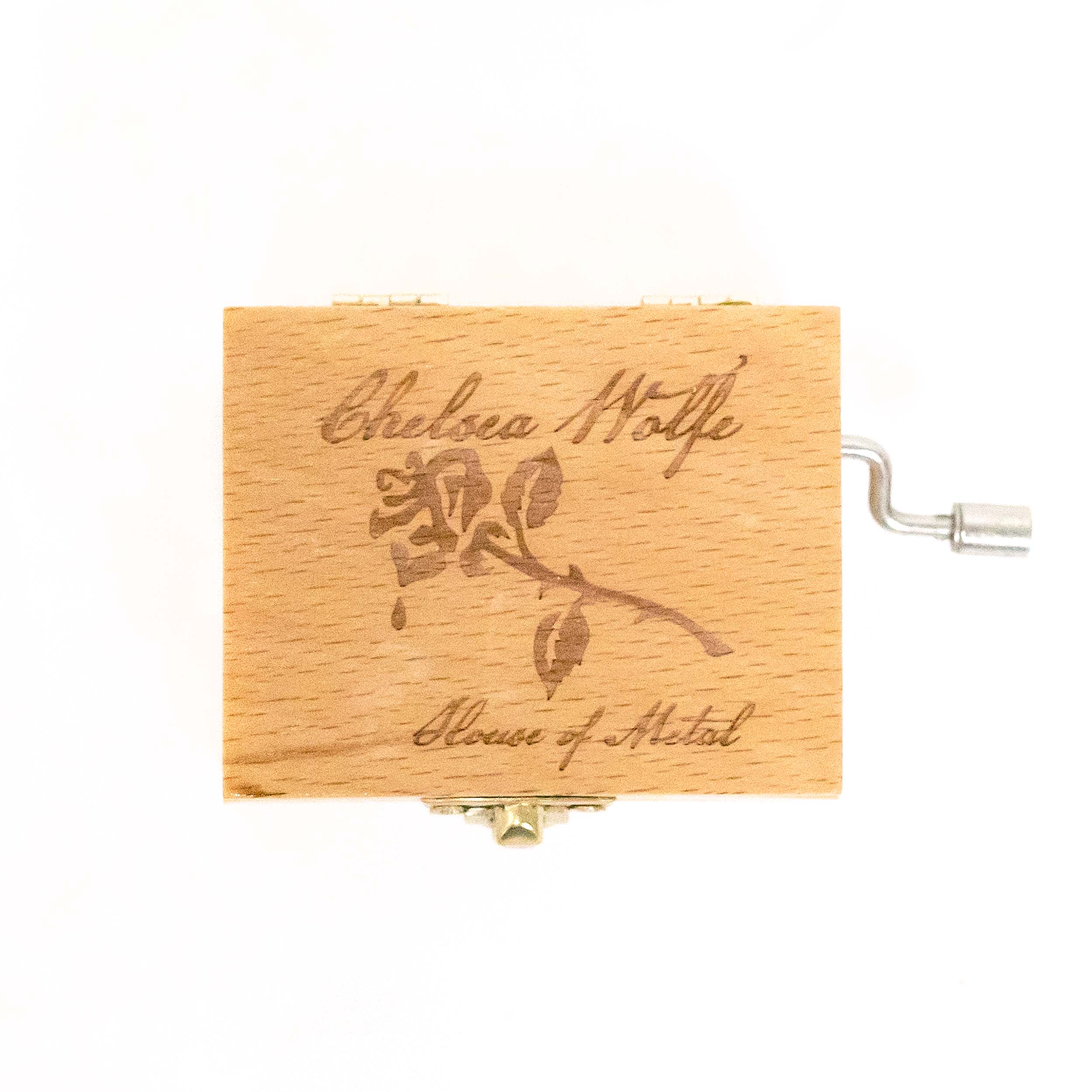 C W Wooden Music Box