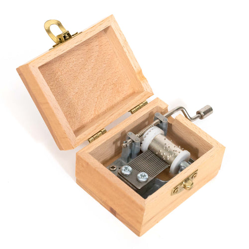 C W Wooden Music Box