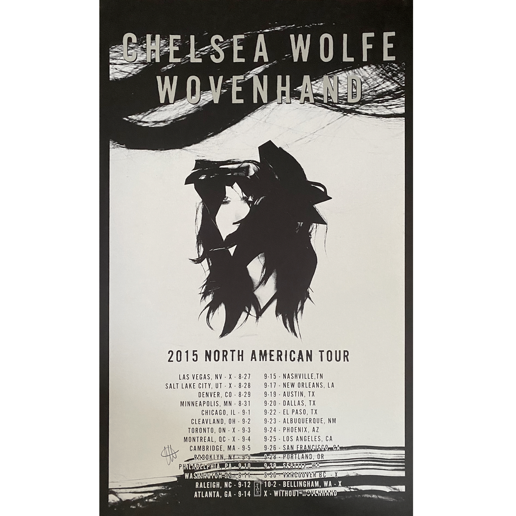 Abyss Tour - US/Canada 2015 Poster (Jesse Draxler)
