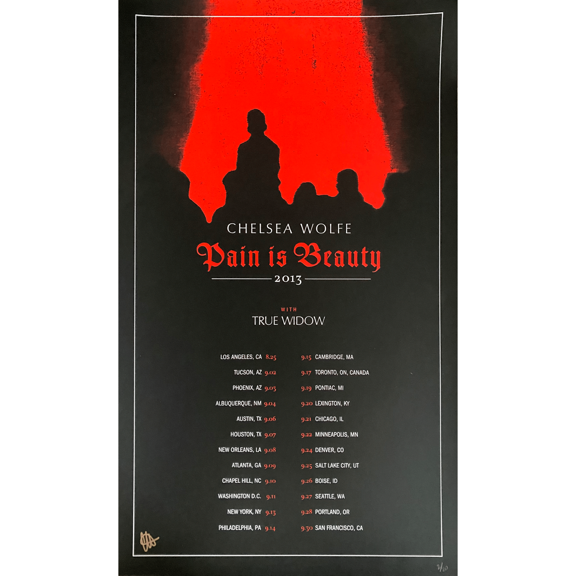 Pain is Beauty Tour - US/Canada 2013 Poster