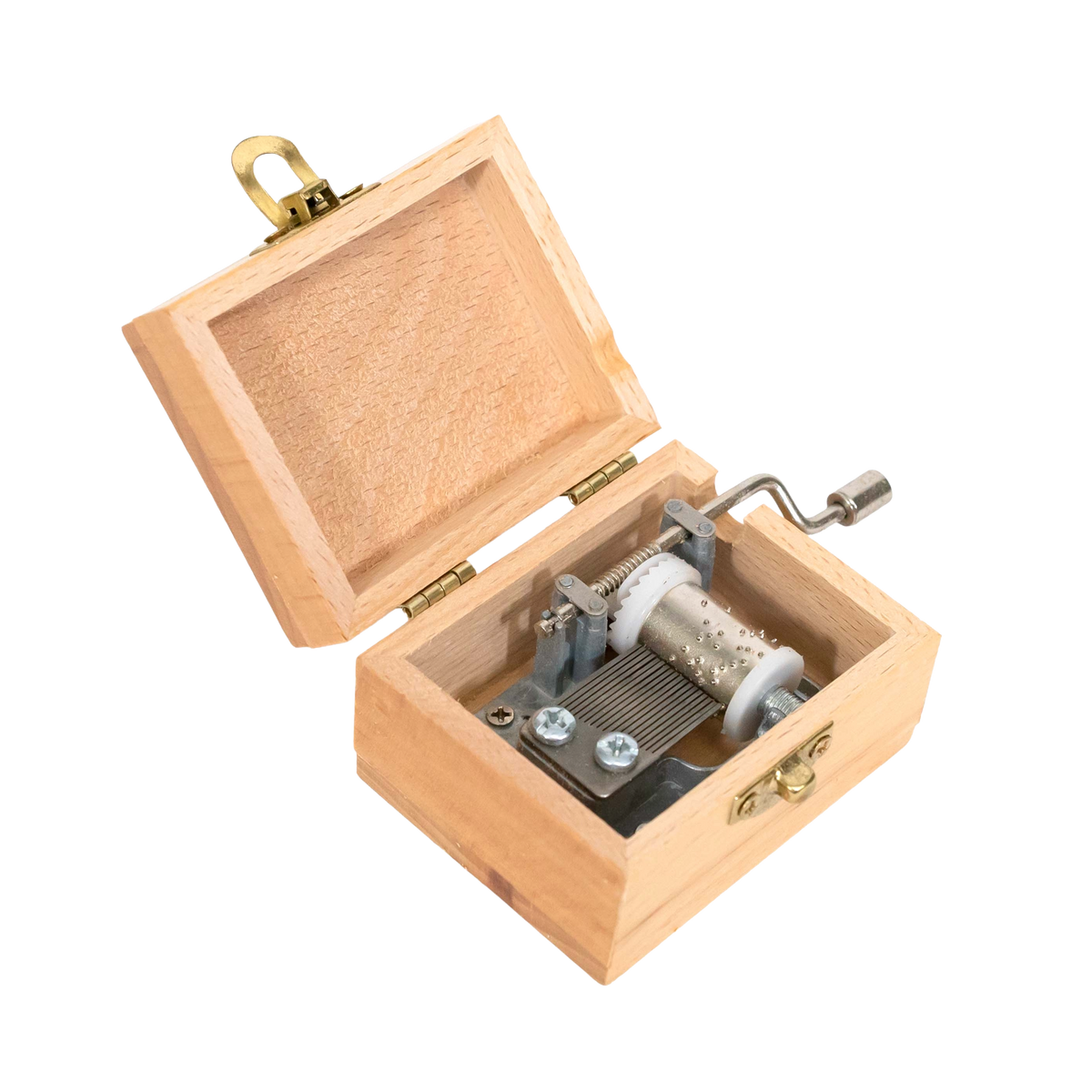C W Wooden Music Box